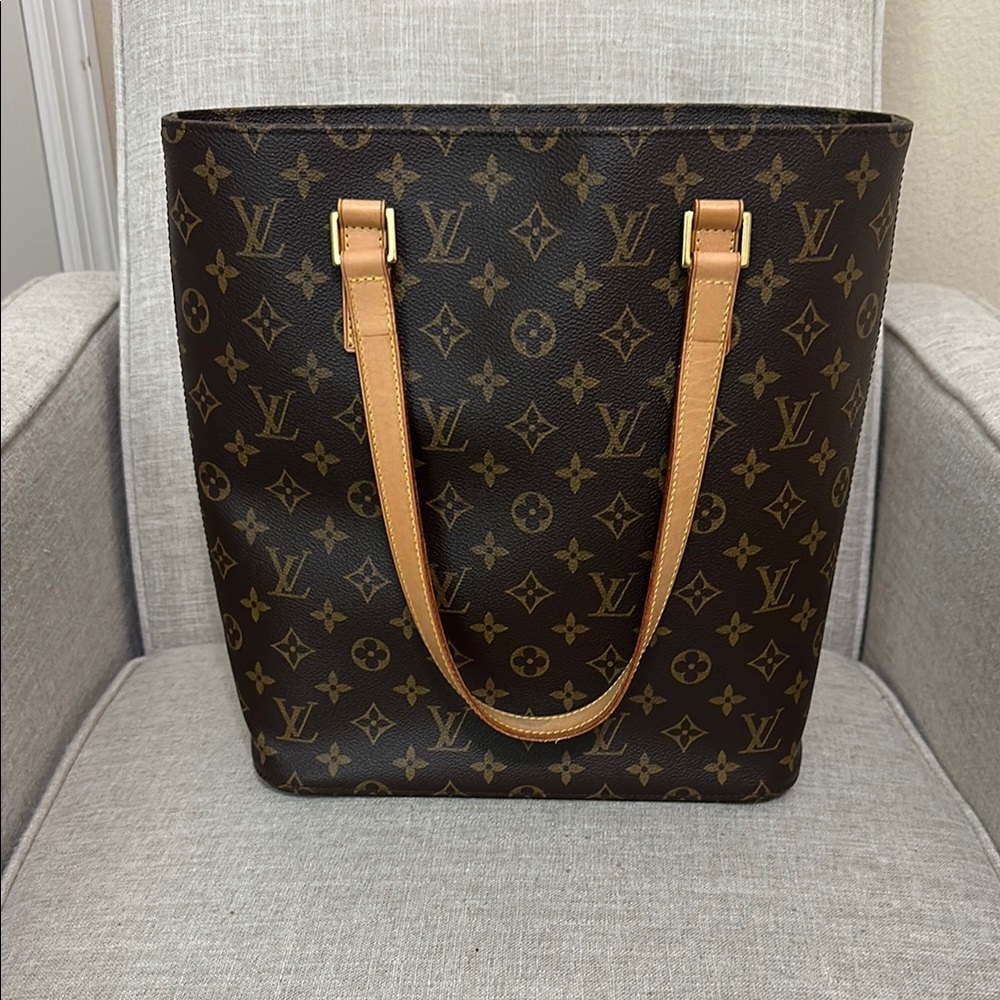 Louis Vuitton Brown Monogram Tote Bag - Vavin